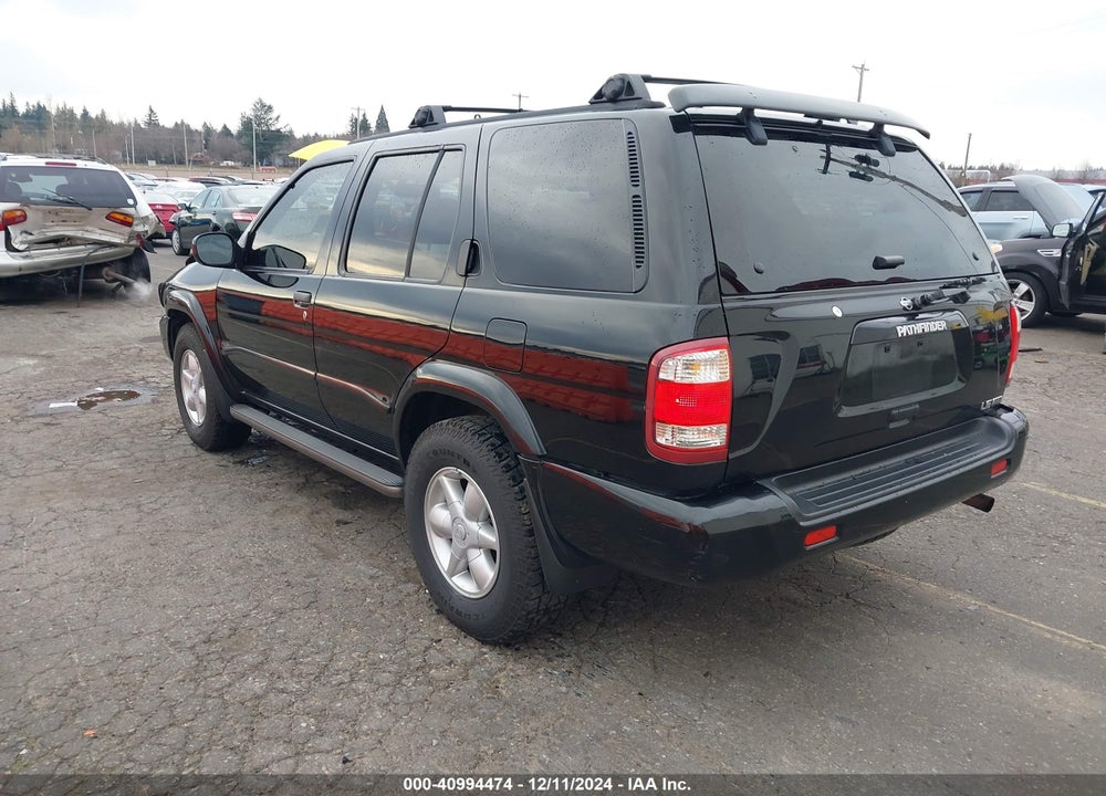2001 NISSAN PATHFINDER LE VIN: JN8DR07Y51W509510