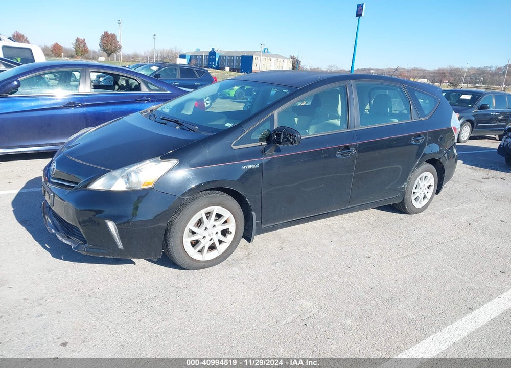 2012 TOYOTA PRIUS V TWO VIN: JTDZN3EU7C3087002