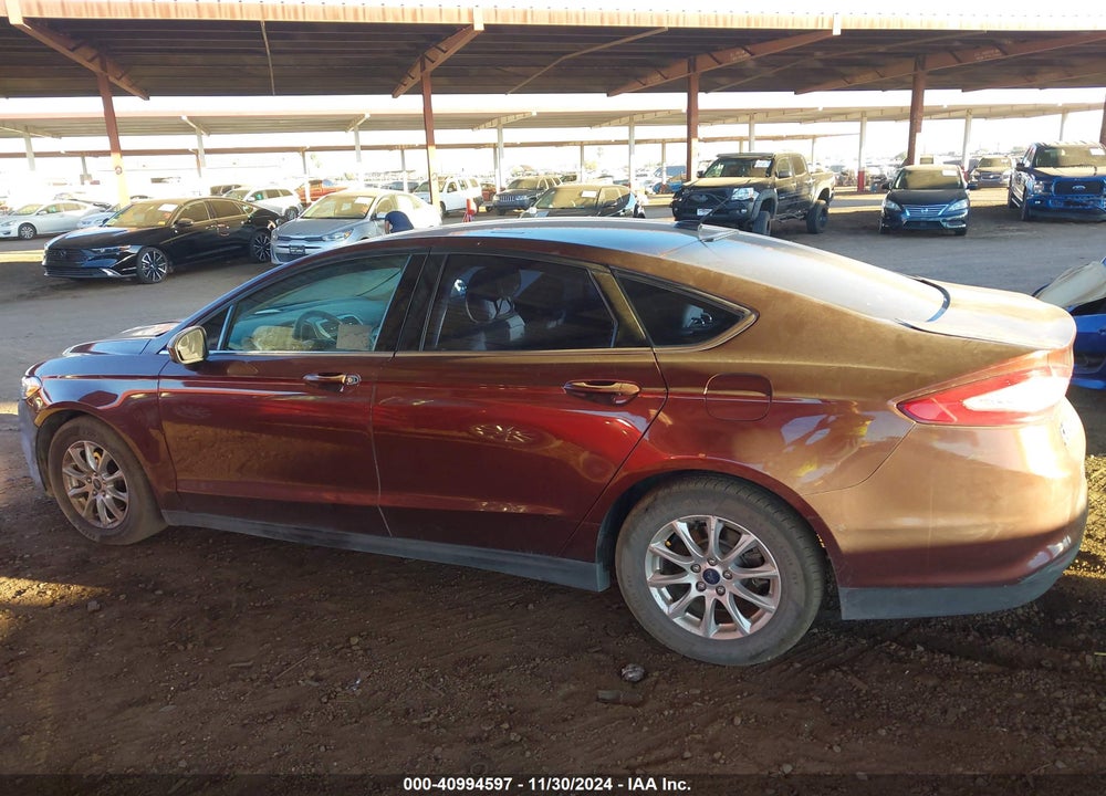 2016 FORD FUSION VIN: 3FA6P0G75GR383653