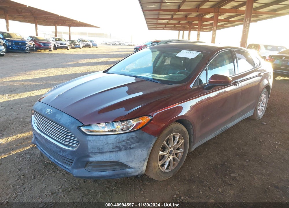 2016 FORD FUSION VIN: 3FA6P0G75GR383653