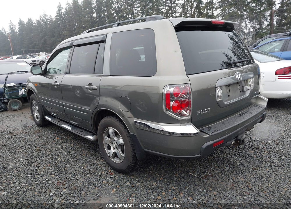 2007 HONDA PILOT EX-L VIN: 2HKYF18797H538198