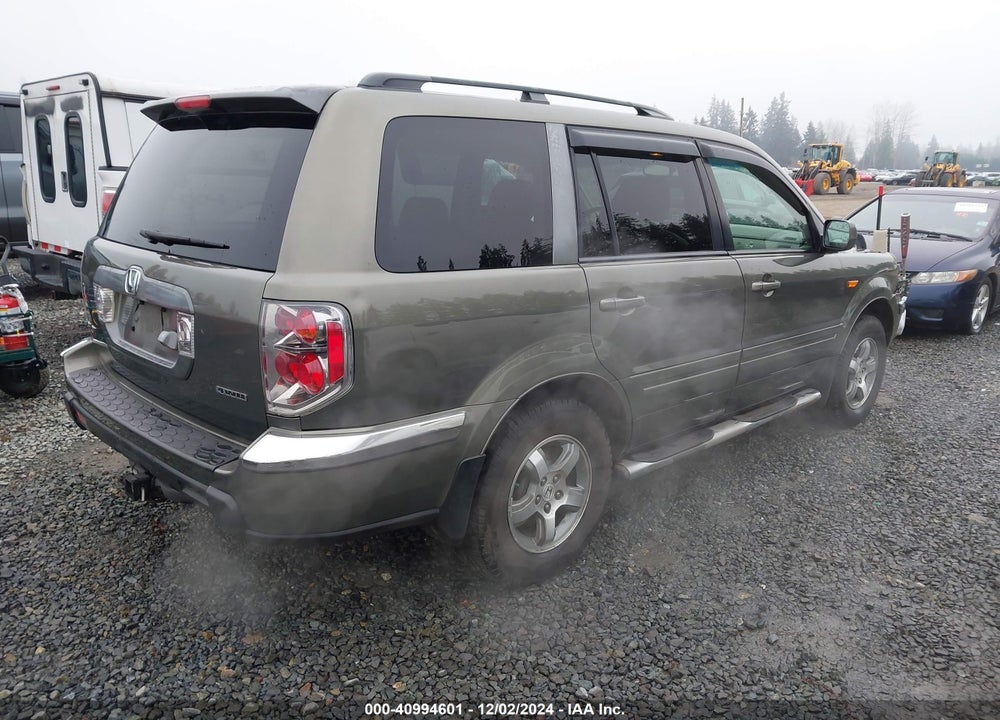 2007 HONDA PILOT EX-L VIN: 2HKYF18797H538198