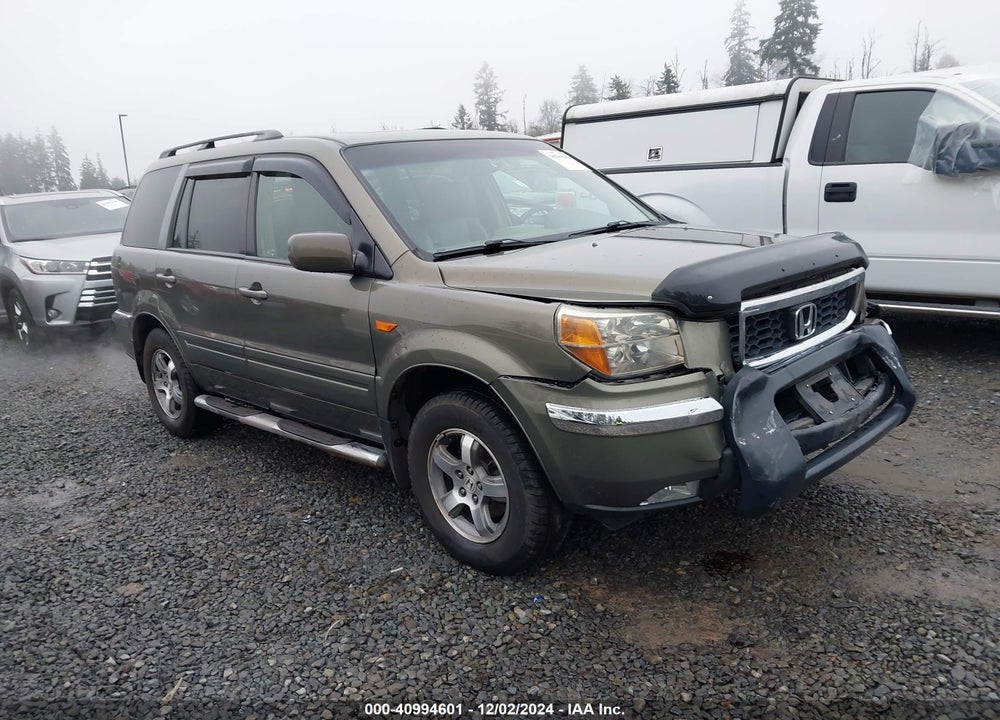 2007 HONDA PILOT EX-L VIN: 2HKYF18797H538198