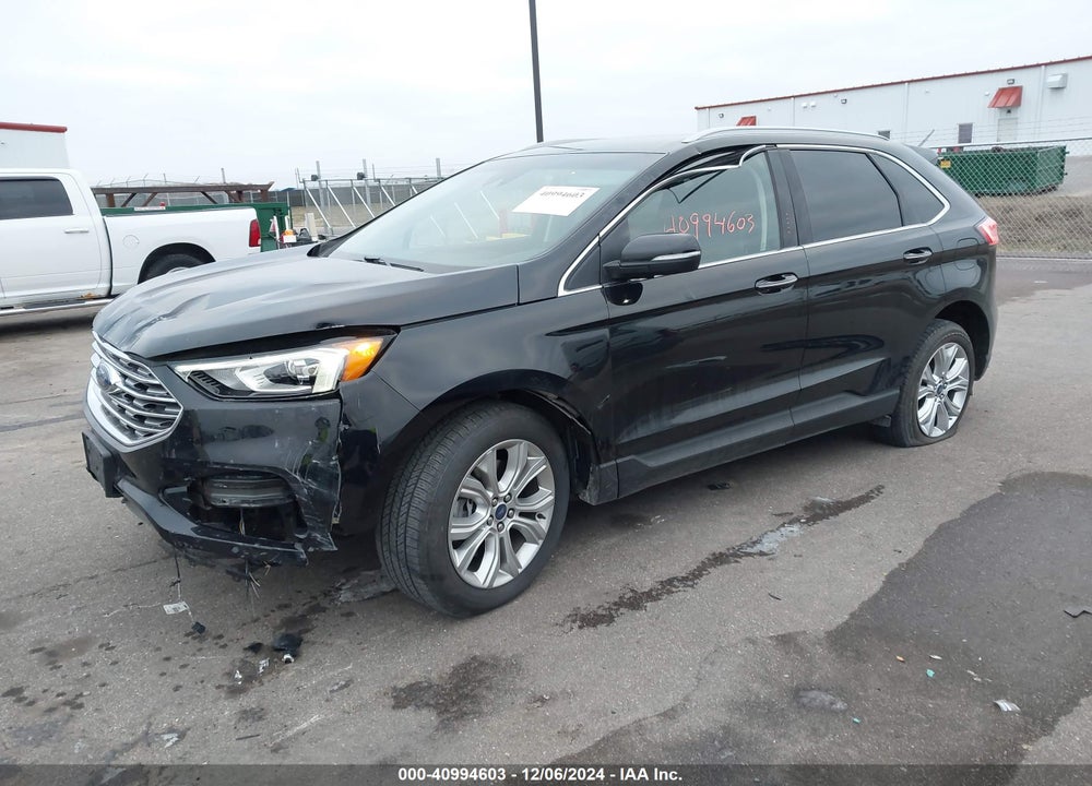 2020 FORD EDGE TITANIUM VIN: 2FMPK4K97LBA30333