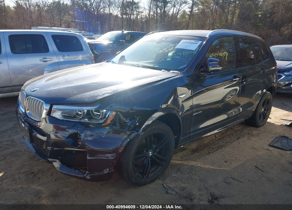 2017 BMW X3 XDRIVE28I VIN: 5UXWX9C58H0T02826