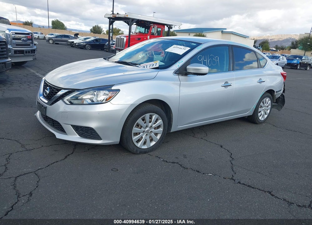 2017 NISSAN SENTRA SV VIN: 3N1AB7AP2HL718220
