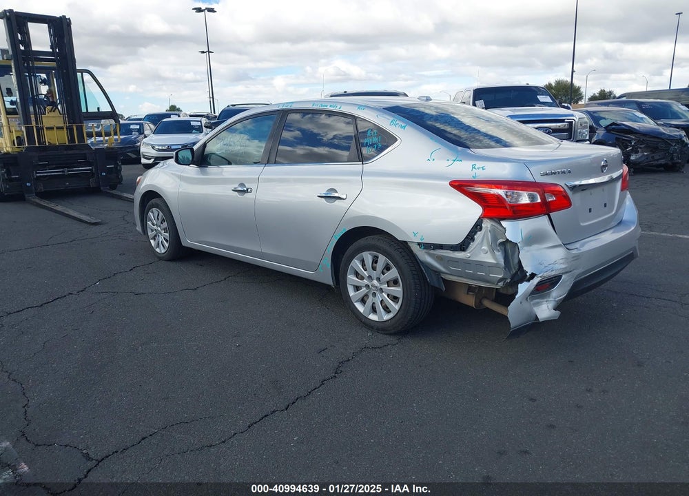 2017 NISSAN SENTRA SV VIN: 3N1AB7AP2HL718220