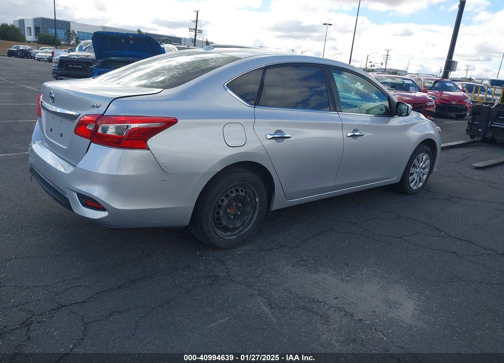 2017 NISSAN SENTRA SV VIN: 3N1AB7AP2HL718220