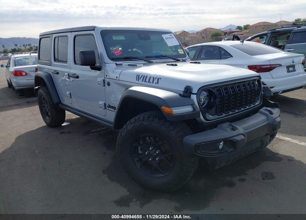 2024 JEEP WRANGLER 4-DOOR WILLYS 4X4 VIN: 1C4PJXDN2RW106874