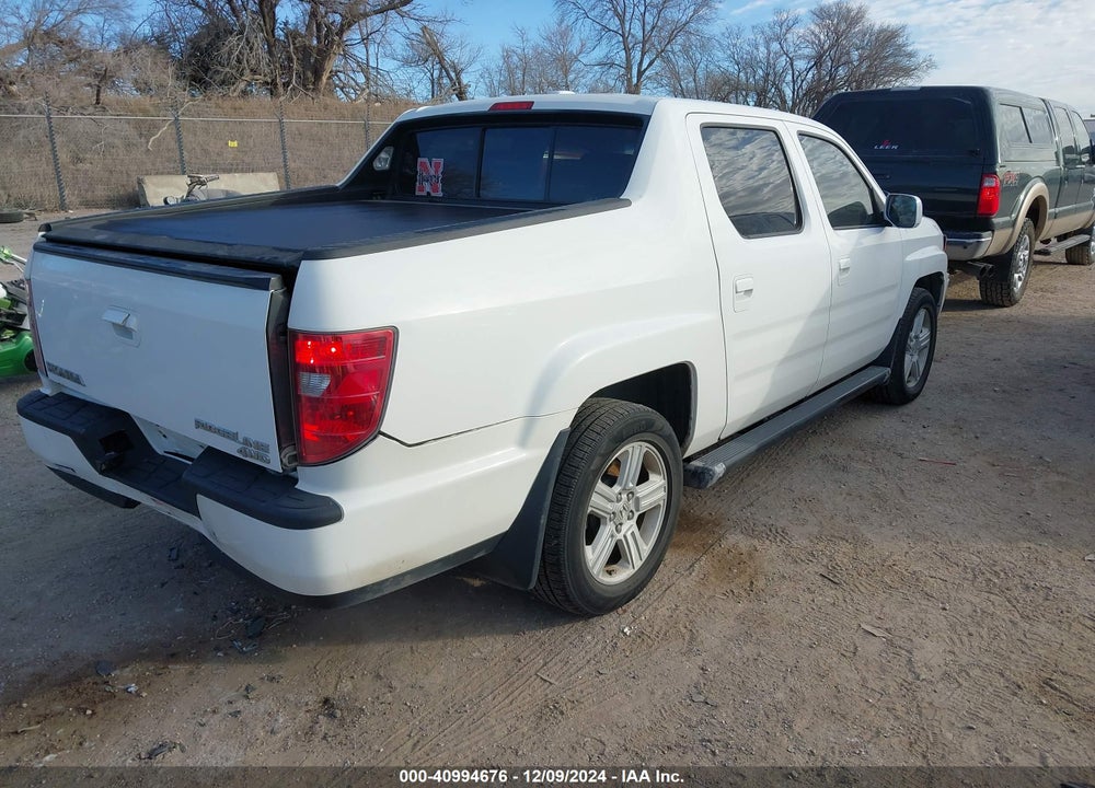2009 HONDA RIDGELINE RTL VIN: 5FPYK16529B107420