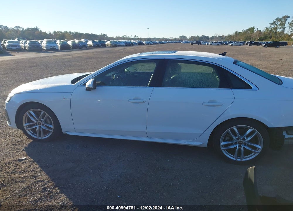 2023 AUDI A4 PREMIUM PLUS 45 TFSI S LINE QUATTRO S TRONIC VIN: WAUEAAF49PN011575