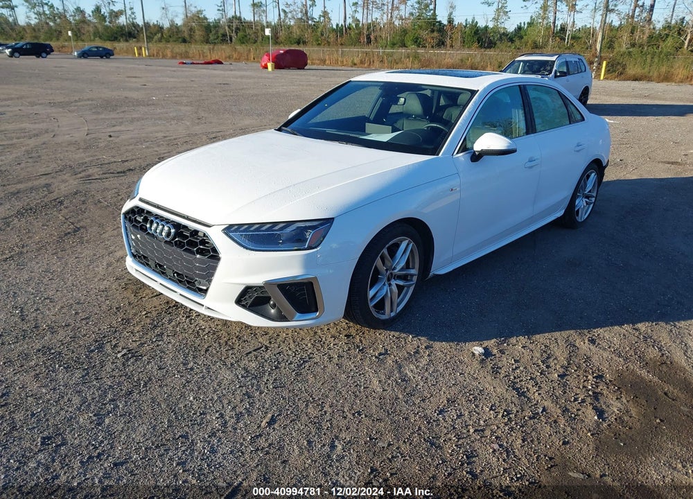 2023 AUDI A4 PREMIUM PLUS 45 TFSI S LINE QUATTRO S TRONIC VIN: WAUEAAF49PN011575