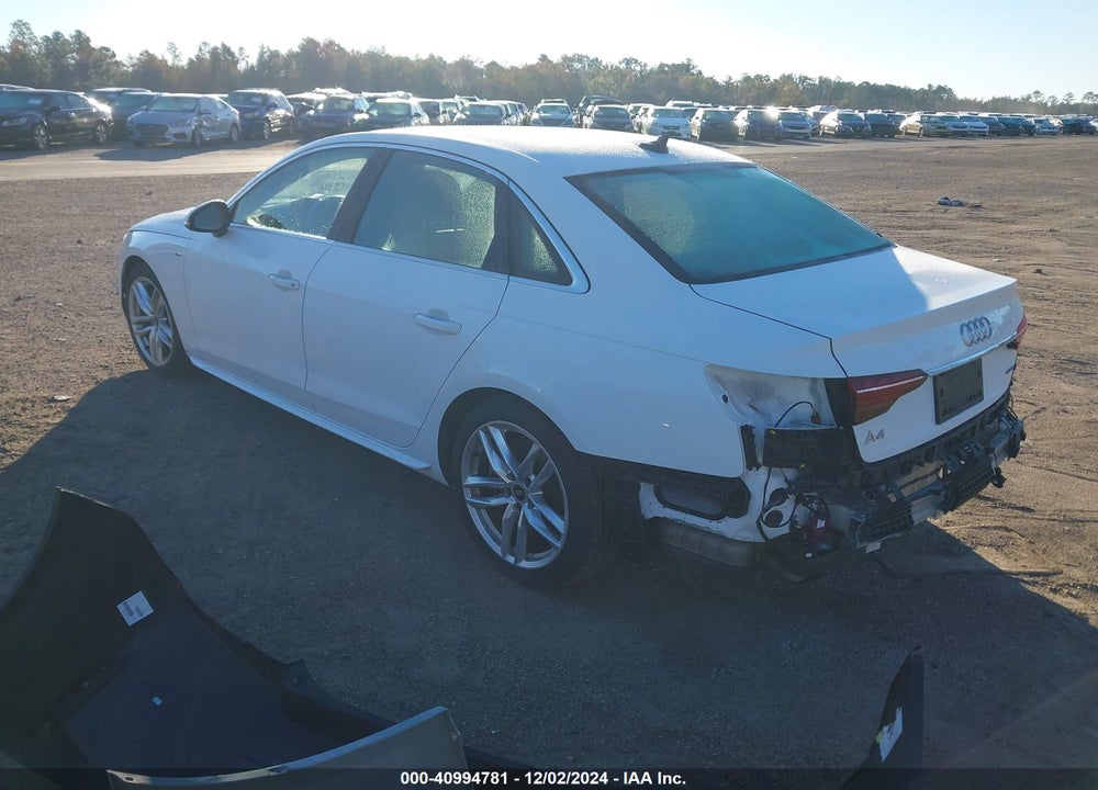 2023 AUDI A4 PREMIUM PLUS 45 TFSI S LINE QUATTRO S TRONIC VIN: WAUEAAF49PN011575