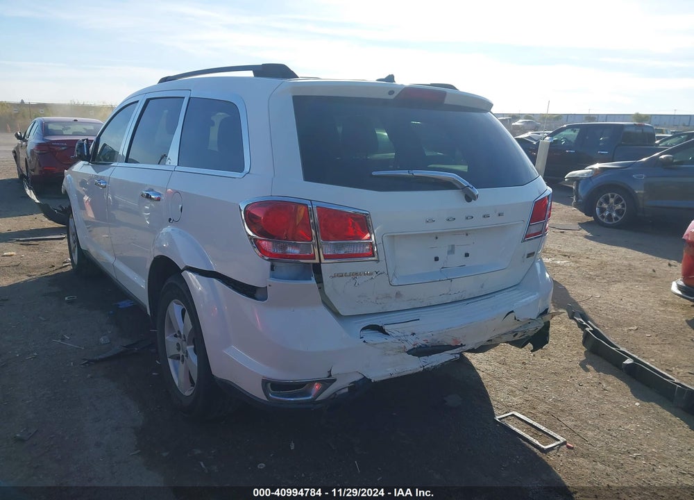 2012 DODGE JOURNEY SXT VIN: 3C4PDCBG8CT169821