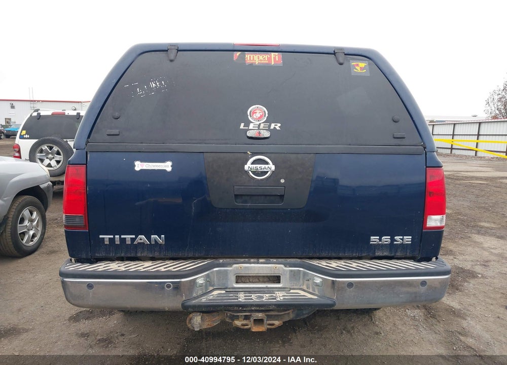 2006 NISSAN TITAN SE VIN: 1N6AA07B96N502281