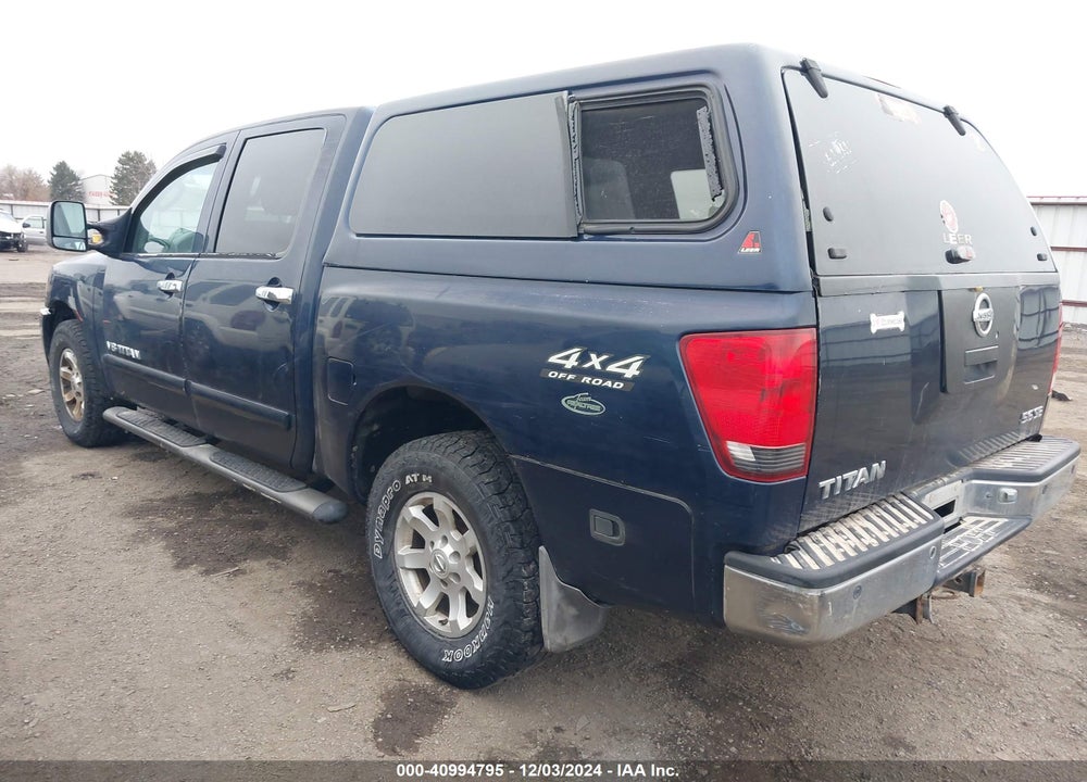 2006 NISSAN TITAN SE VIN: 1N6AA07B96N502281