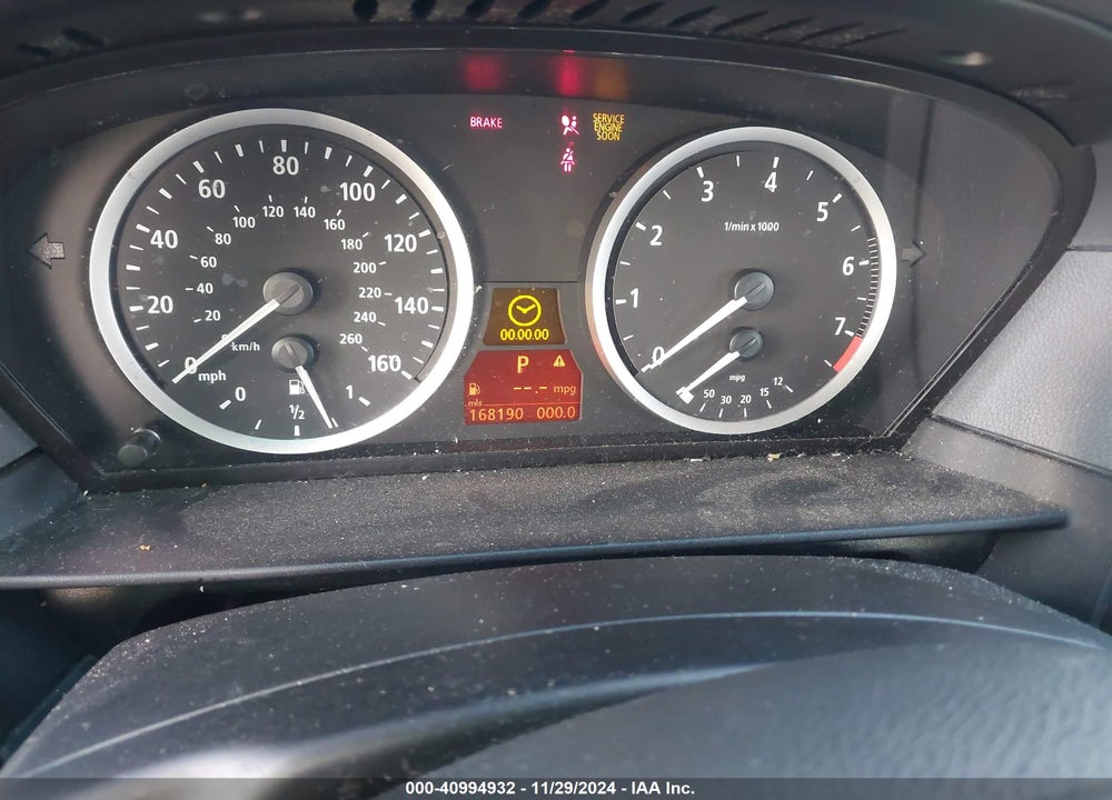 2007 BMW 525I VIN: WBANE53557CW61198