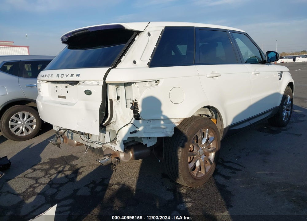 2015 LAND ROVER RANGE ROVER SPORT 3.0L V6 SUPERCHARGED HSE VIN: SALWR2VF7FA624897