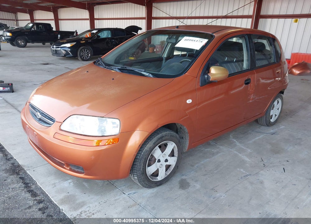 2006 CHEVROLET AVEO LS VIN: KL1TD66656B557815