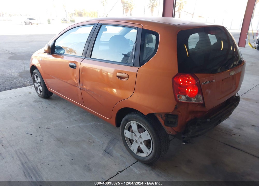 2006 CHEVROLET AVEO LS VIN: KL1TD66656B557815