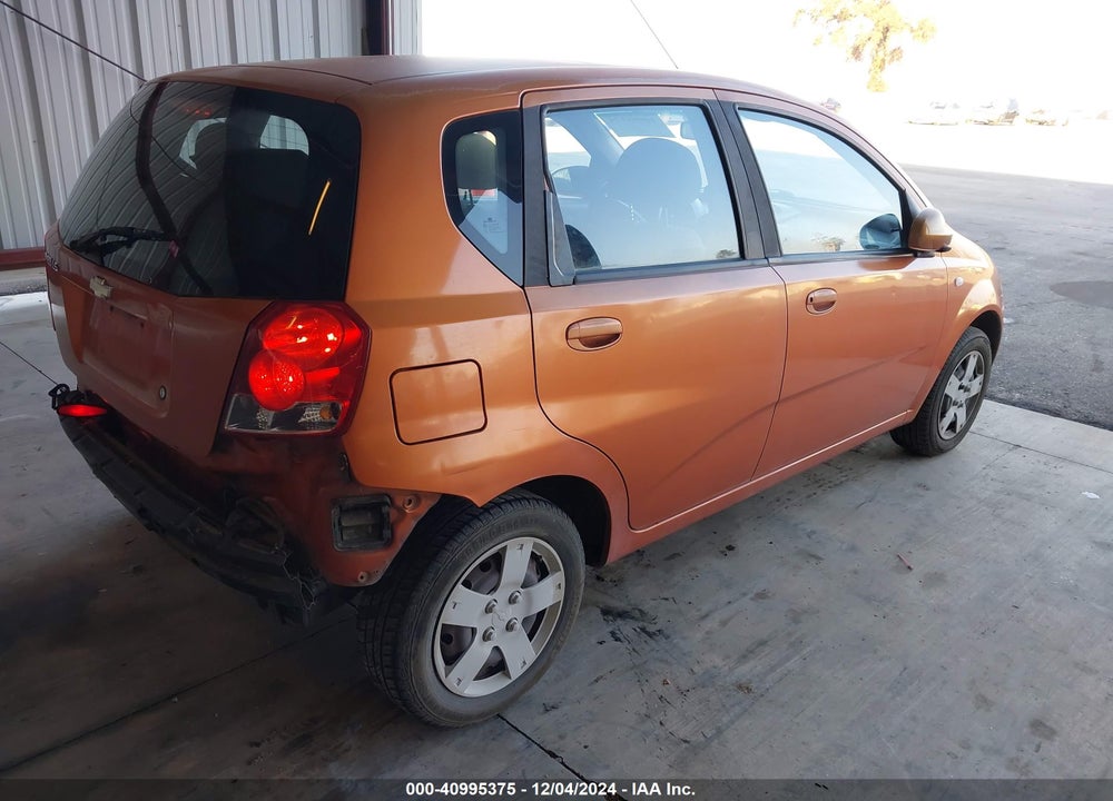 2006 CHEVROLET AVEO LS VIN: KL1TD66656B557815
