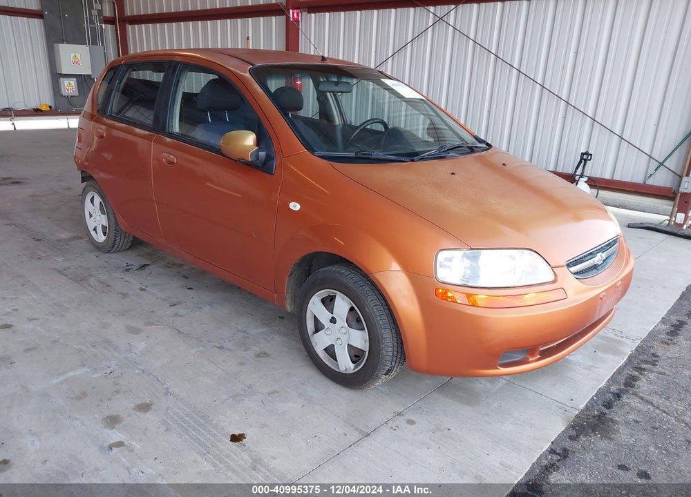 2006 CHEVROLET AVEO LS VIN: KL1TD66656B557815