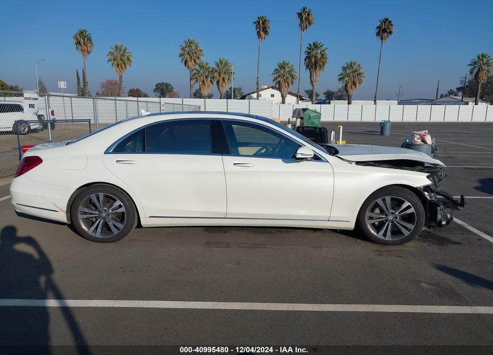 2016 MERCEDES-BENZ S 550 VIN: WDDUG8CB9GA256446