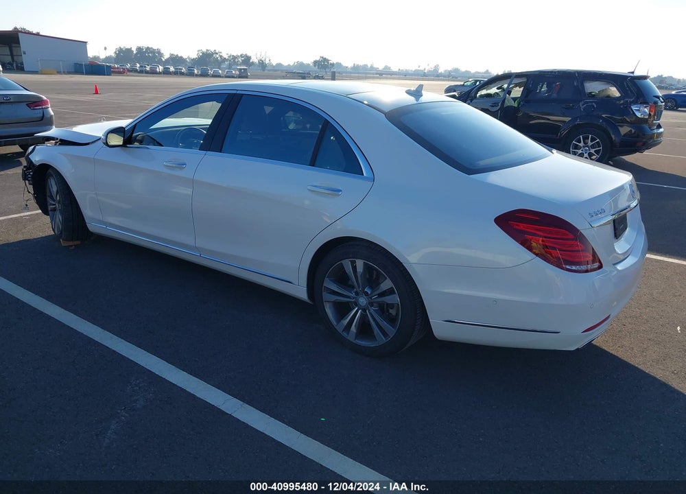 2016 MERCEDES-BENZ S 550 VIN: WDDUG8CB9GA256446