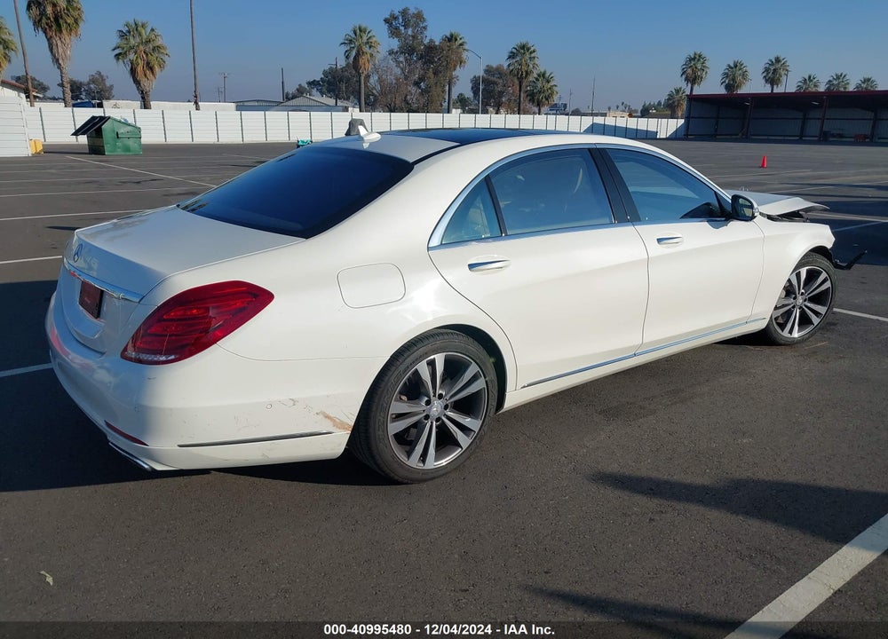 2016 MERCEDES-BENZ S 550 VIN: WDDUG8CB9GA256446