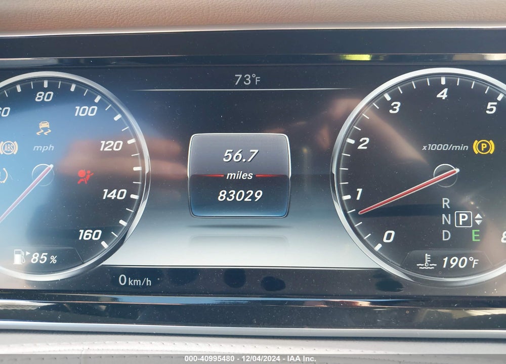 2016 MERCEDES-BENZ S 550 VIN: WDDUG8CB9GA256446