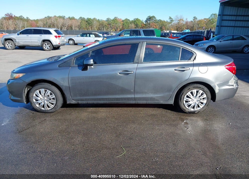 2012 HONDA CIVIC SDN LX VIN: 19XFB2F56CE014516