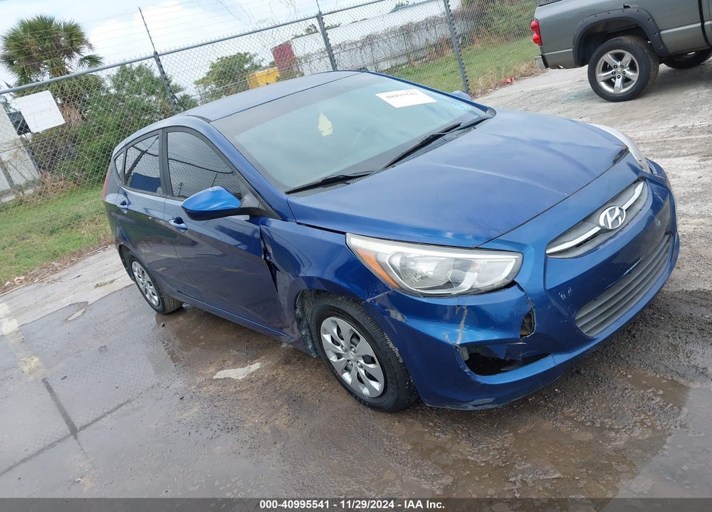 2017 HYUNDAI ACCENT SE VIN: KMHCT5AE9HU336600