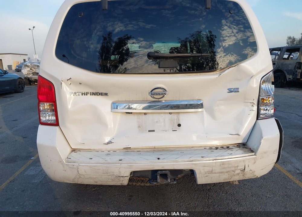 2008 NISSAN PATHFINDER SE VIN: 5N1AR18U28C655886