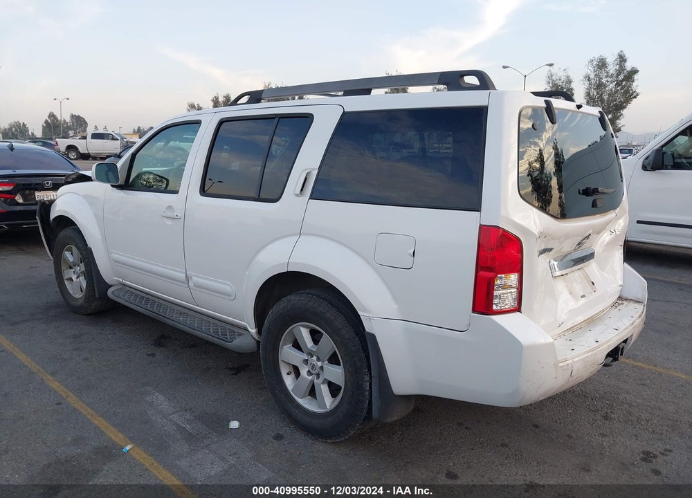 2008 NISSAN PATHFINDER SE VIN: 5N1AR18U28C655886