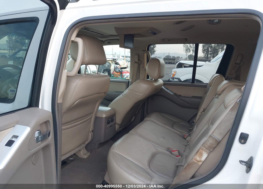 2008 NISSAN PATHFINDER SE VIN: 5N1AR18U28C655886