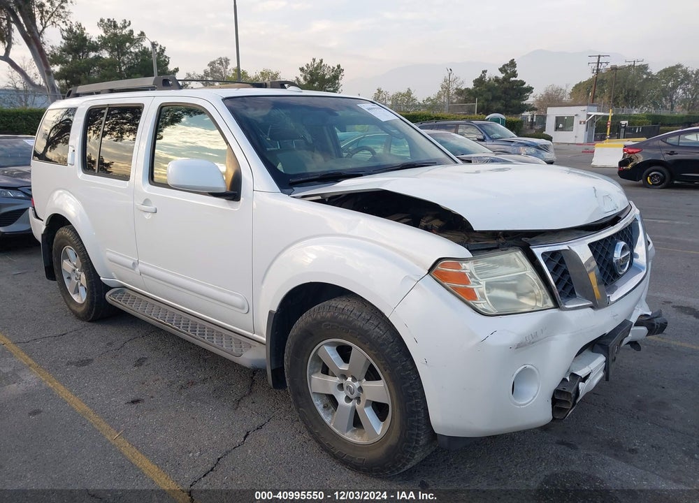 2008 NISSAN PATHFINDER SE VIN: 5N1AR18U28C655886