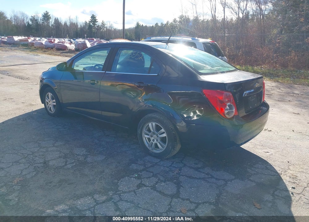 2013 CHEVROLET SONIC LT AUTO VIN: 1G1JC5SG6D4137180