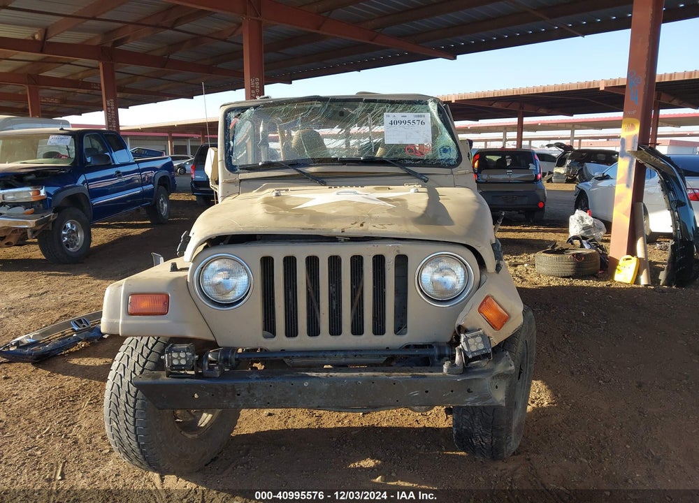 1999 JEEP WRANGLER SE VIN: 1J4FY29P3XP422404