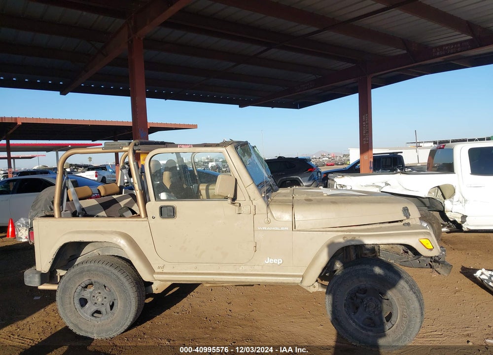 1999 JEEP WRANGLER SE VIN: 1J4FY29P3XP422404