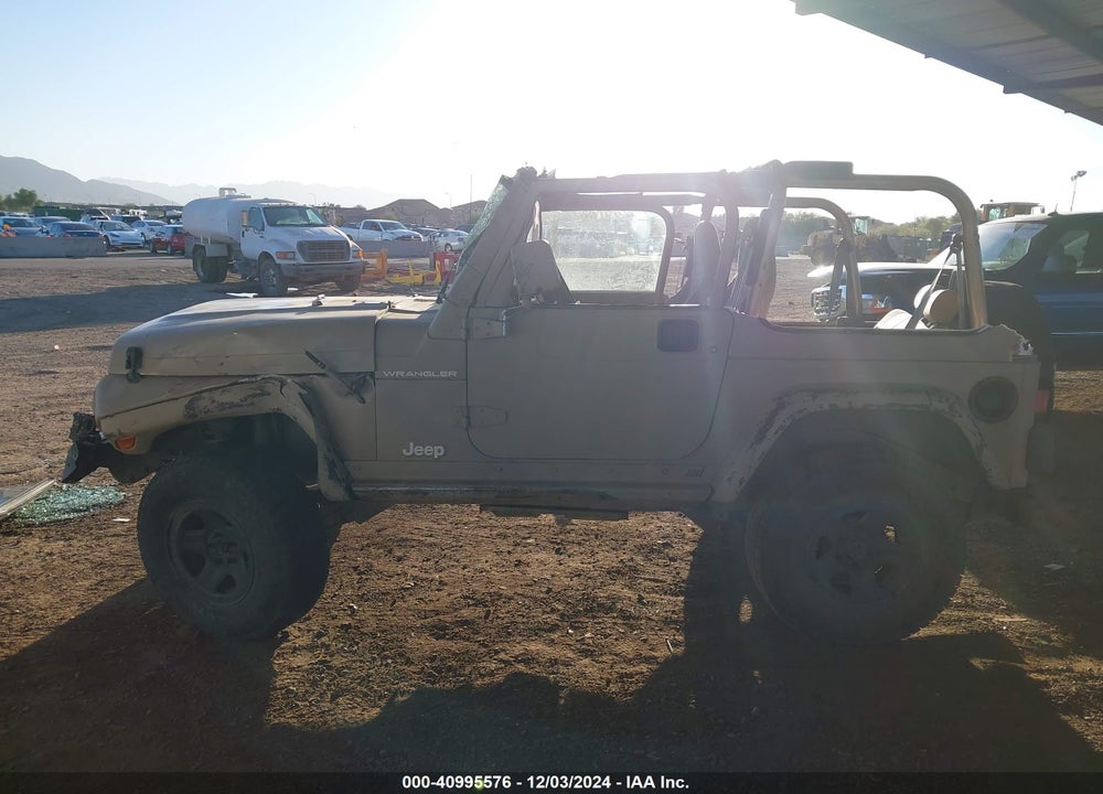 1999 JEEP WRANGLER SE VIN: 1J4FY29P3XP422404