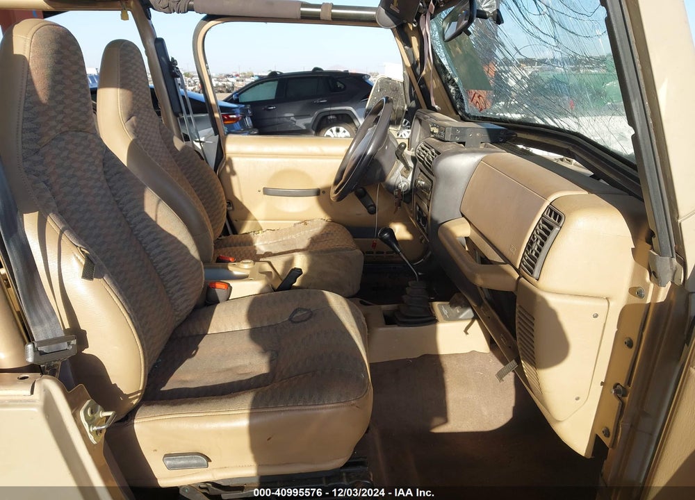 1999 JEEP WRANGLER SE VIN: 1J4FY29P3XP422404