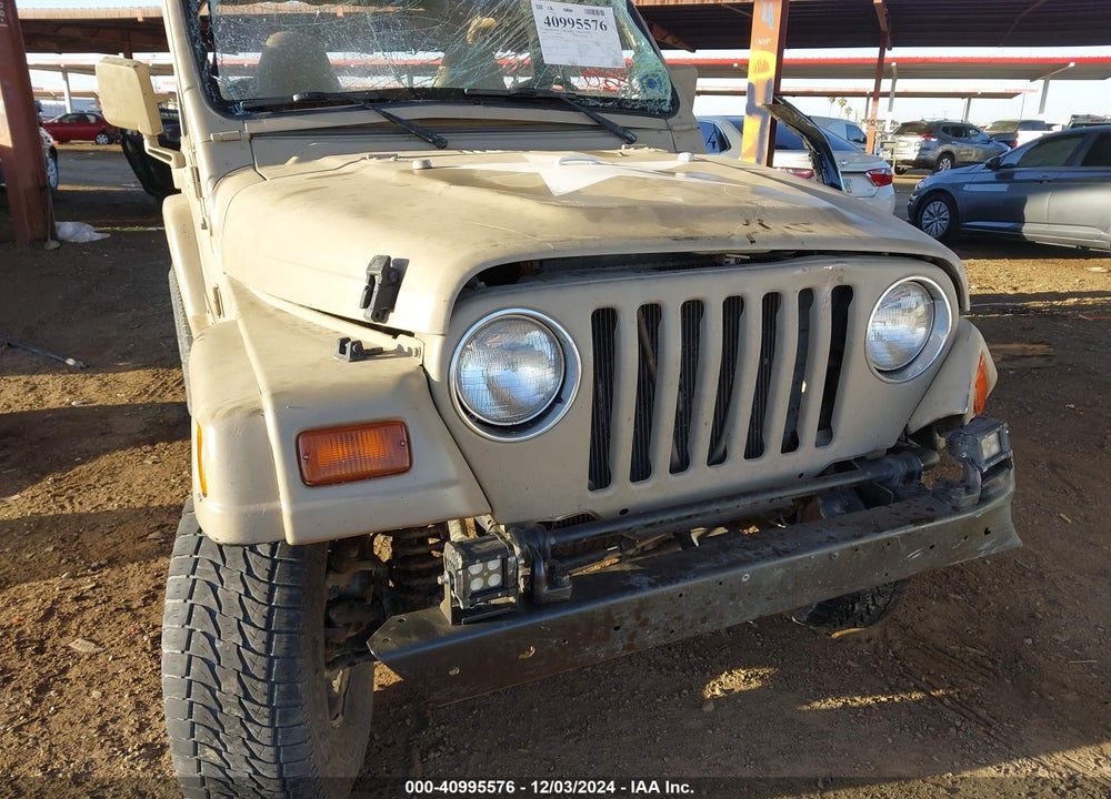 1999 JEEP WRANGLER SE VIN: 1J4FY29P3XP422404