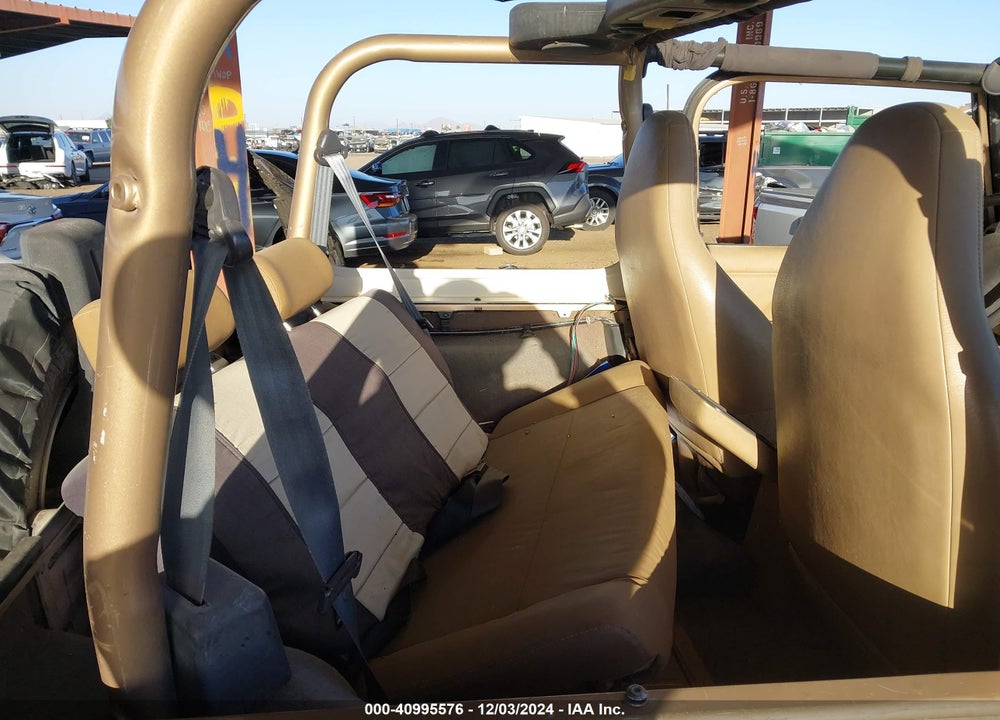 1999 JEEP WRANGLER SE VIN: 1J4FY29P3XP422404