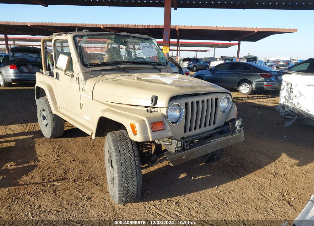 1999 JEEP WRANGLER SE VIN: 1J4FY29P3XP422404