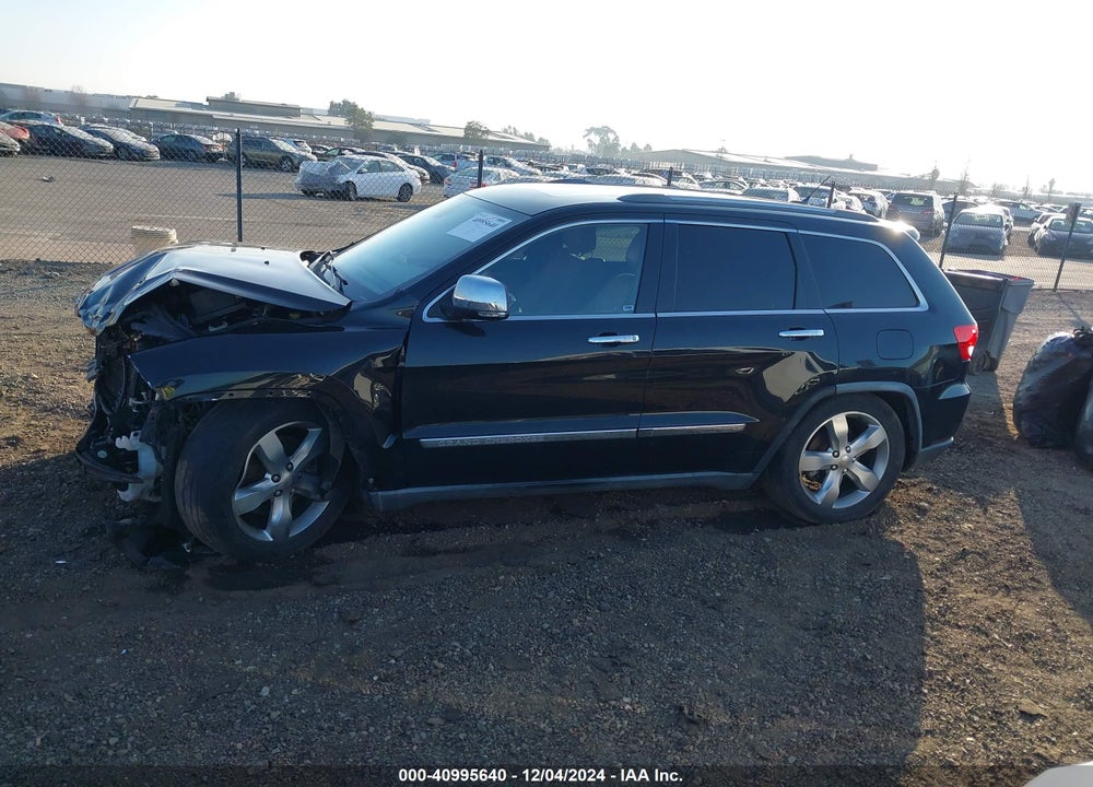 2012 JEEP GRAND CHEROKEE OVERLAND VIN: 1C4RJFCT8CC161308