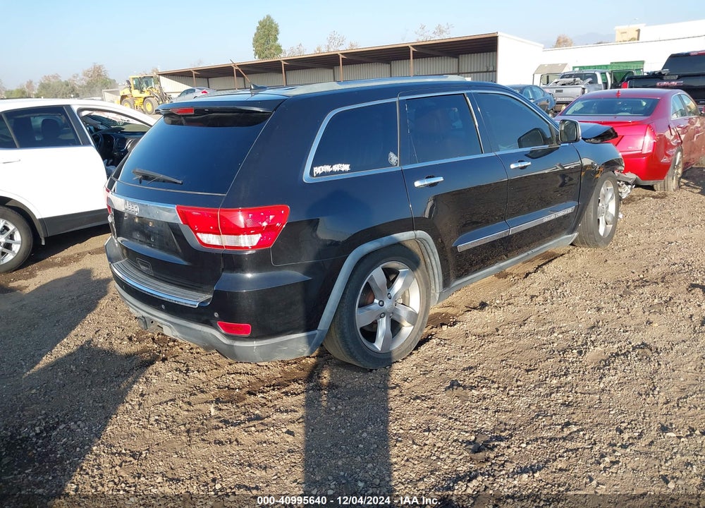 2012 JEEP GRAND CHEROKEE OVERLAND VIN: 1C4RJFCT8CC161308