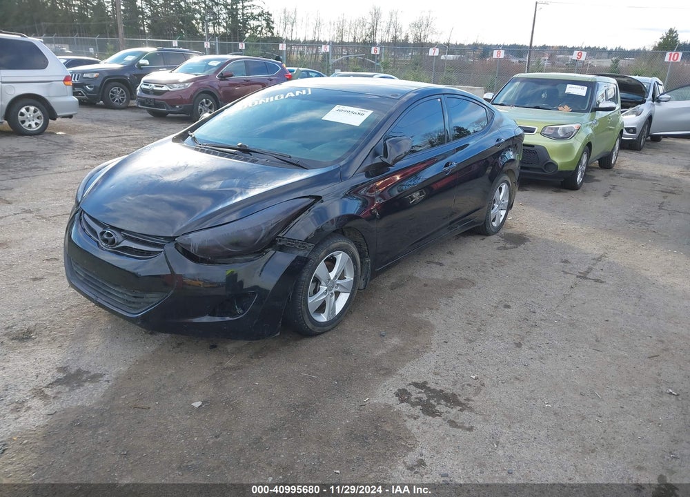 2013 HYUNDAI ELANTRA GLS VIN: 5NPDH4AE8DH430346