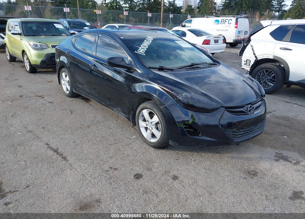 2013 HYUNDAI ELANTRA GLS VIN: 5NPDH4AE8DH430346