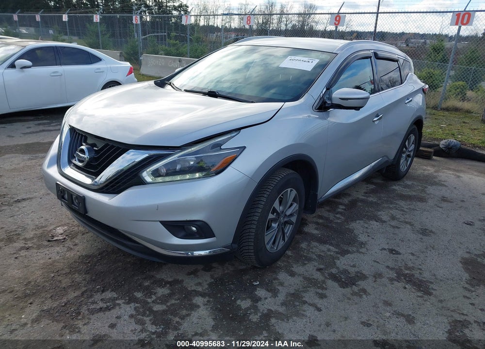 2018 NISSAN MURANO SL VIN: 5N1AZ2MH6JN107303