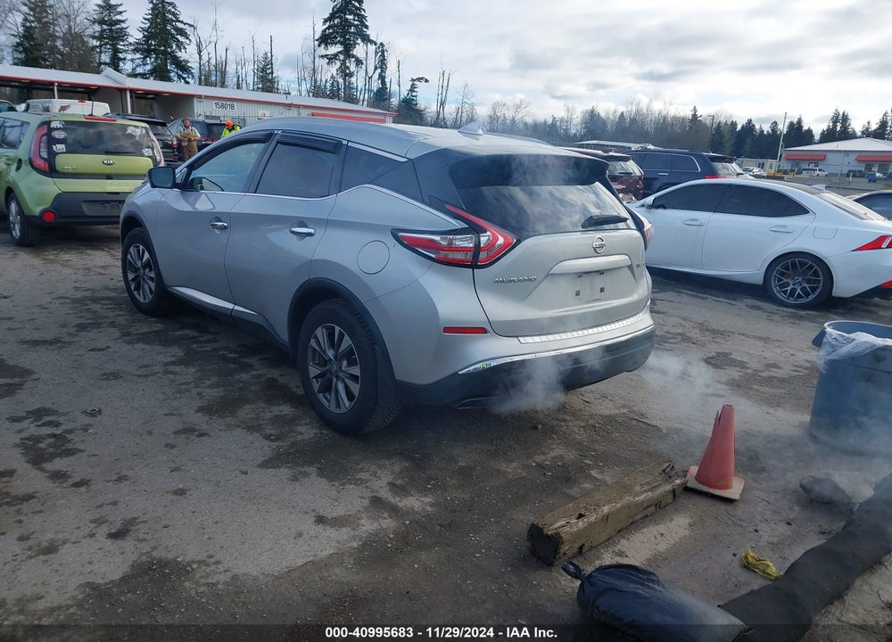 2018 NISSAN MURANO SL VIN: 5N1AZ2MH6JN107303